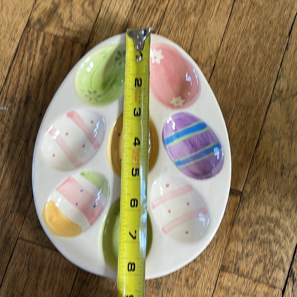 Easter Deviled egg ceramic dish - Picture 4 of 4